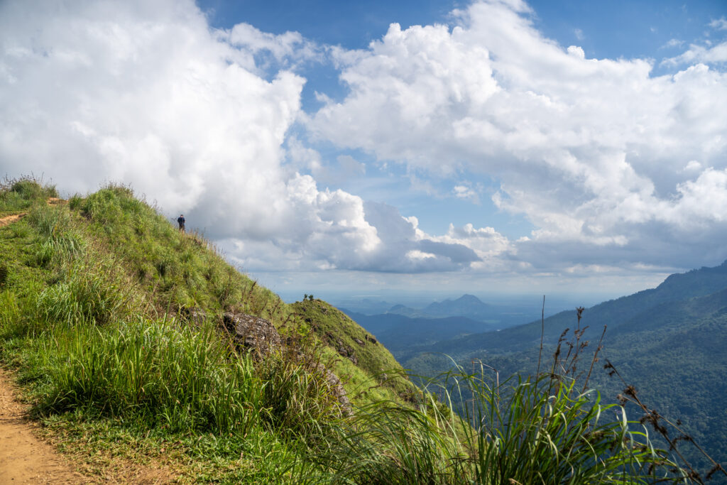 Little Adam's Peak landscape during a sunny day in Ella, Sri Lanka