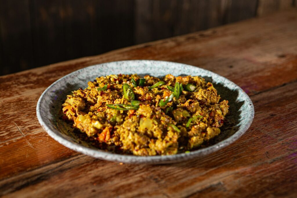 Sri Lankan Kottu Food on Plate