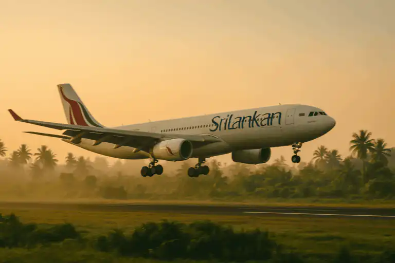 Sri Lanka ETA Plane landing